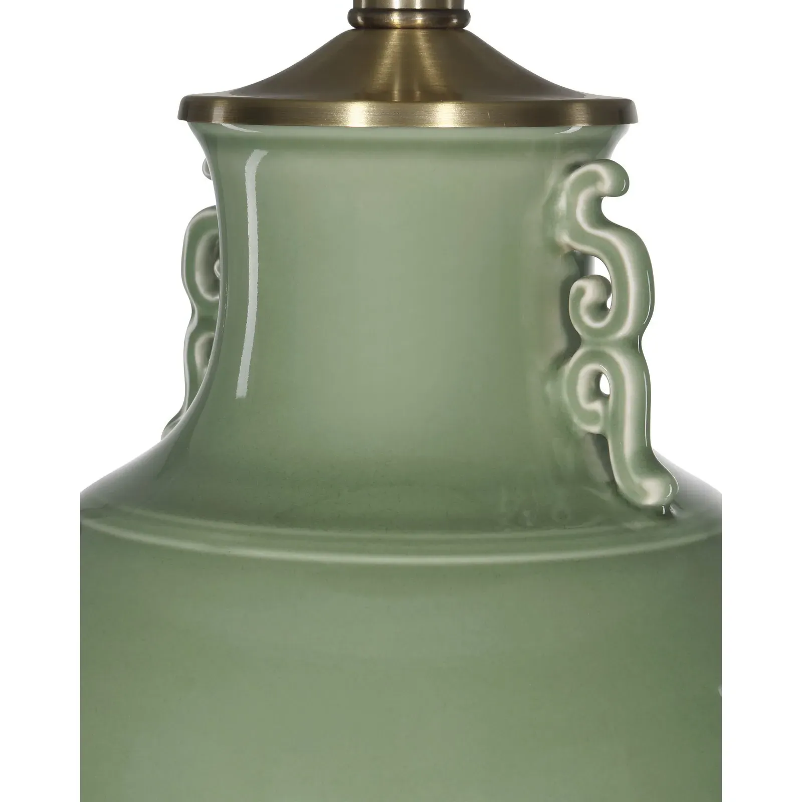 Olivienne Table Lamp - Green, Porcelain