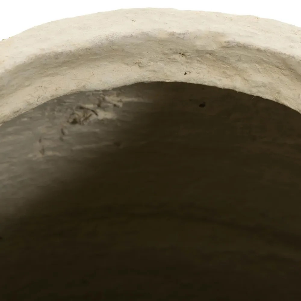 Olivos Small Vessel - Natural, Paper Mache