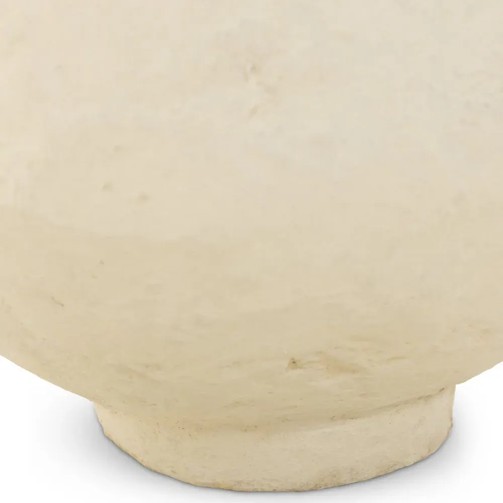 Olivos Wide Vessel - Natural, Paper Mache