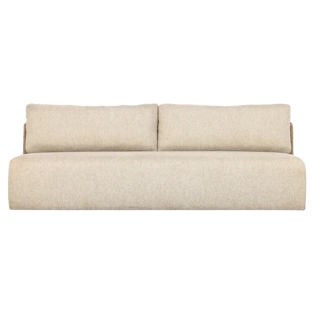 Omarion Woven Outdoor Sofa - Brown, Polyethylene