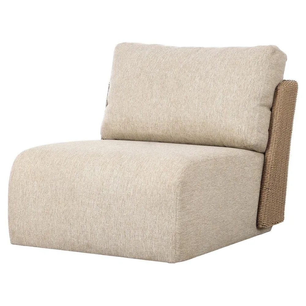 Omarion Woven Outdoor Swivel Chair - Brown, Polyethylene image