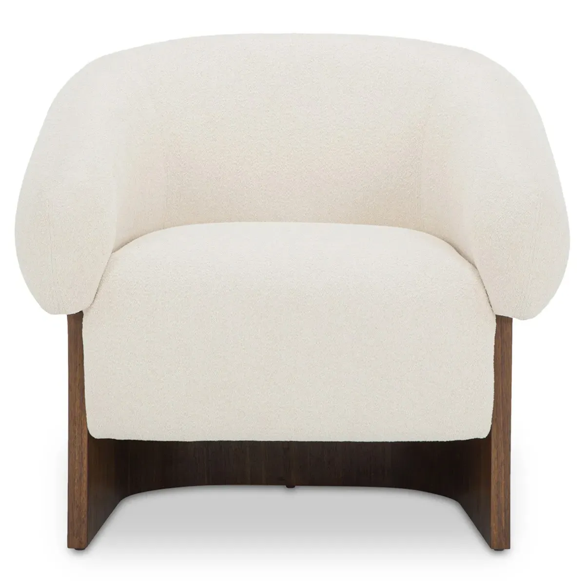 Ophelia Arm Chair - Cream, Boucle