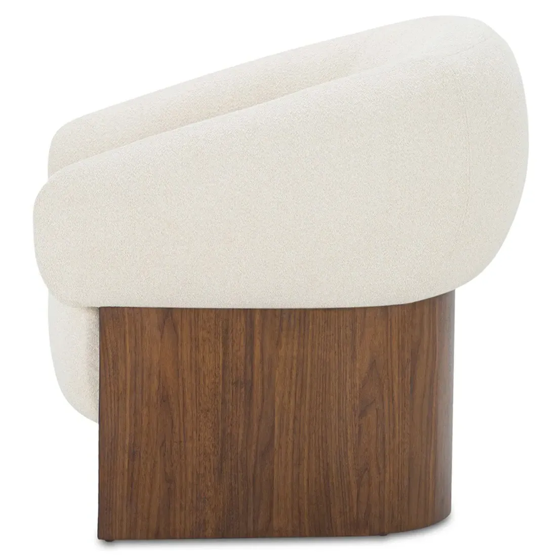 Ophelia Arm Chair - Cream, Boucle