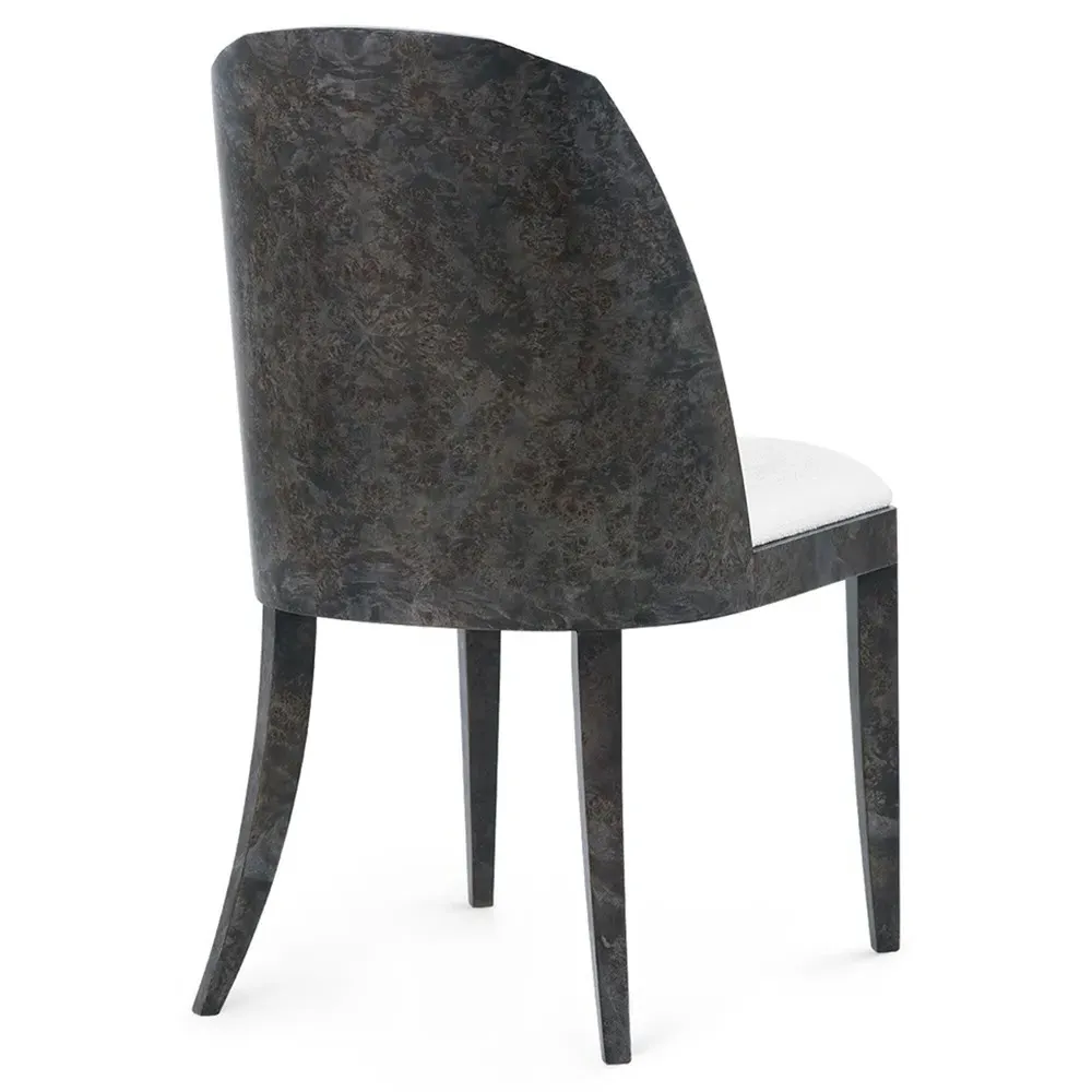Ophelia Dining Chair - Arabica Burl, Mappa Burl Wood