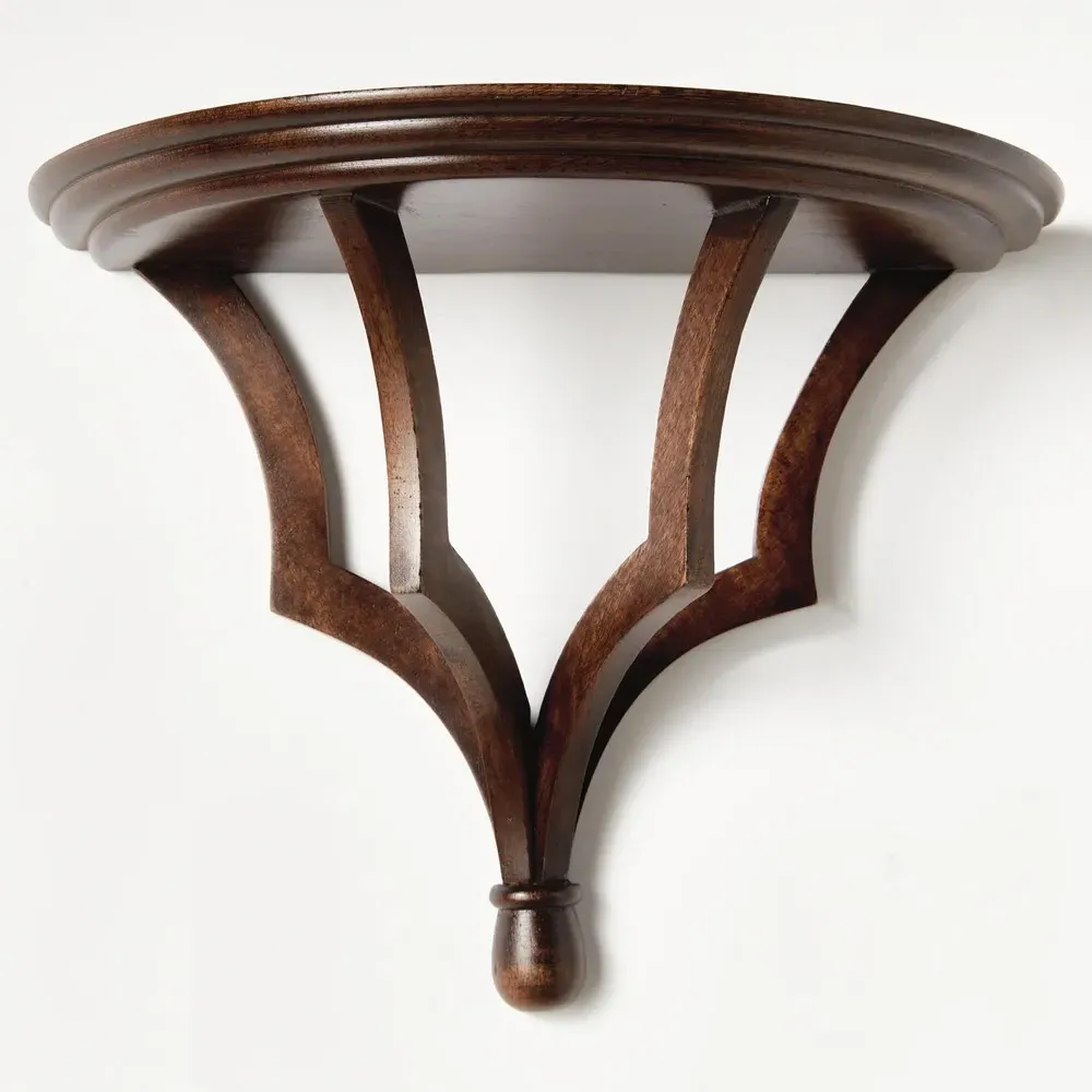 Ophelia Large Wall Shelf - Brown, Mango Wood