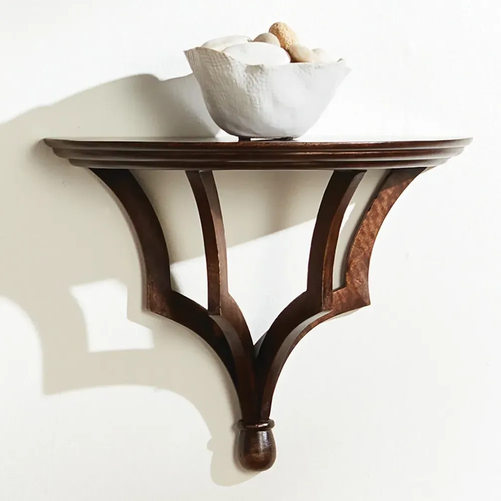 Ophelia Large Wall Shelf - Brown, Mango Wood