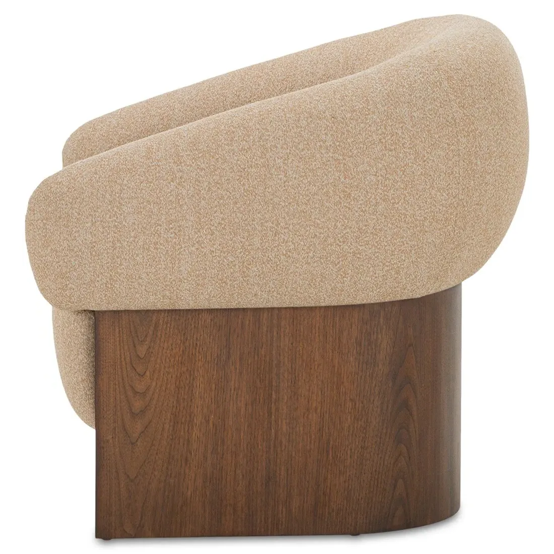 Ophelia Tan Boucle Arm Chair - Tan