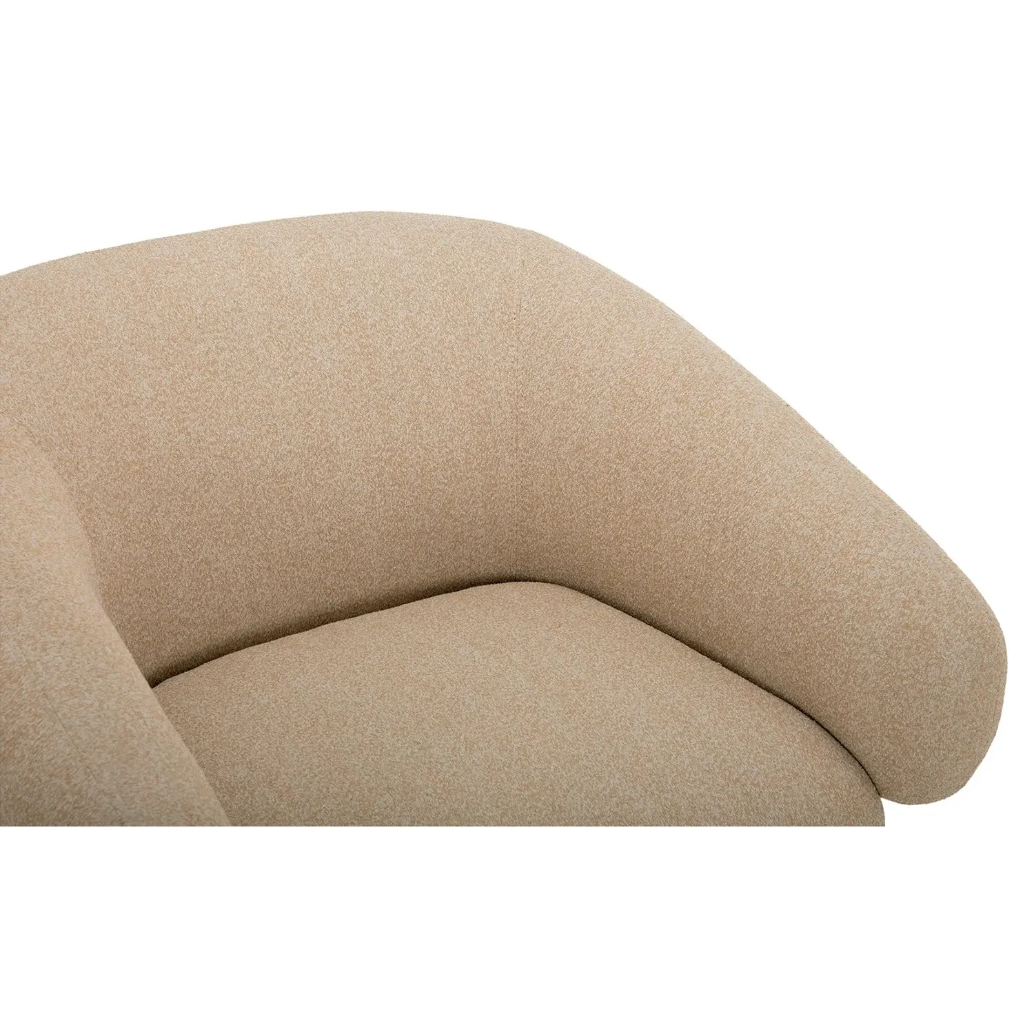 Ophelia Tan Boucle Arm Chair - Tan