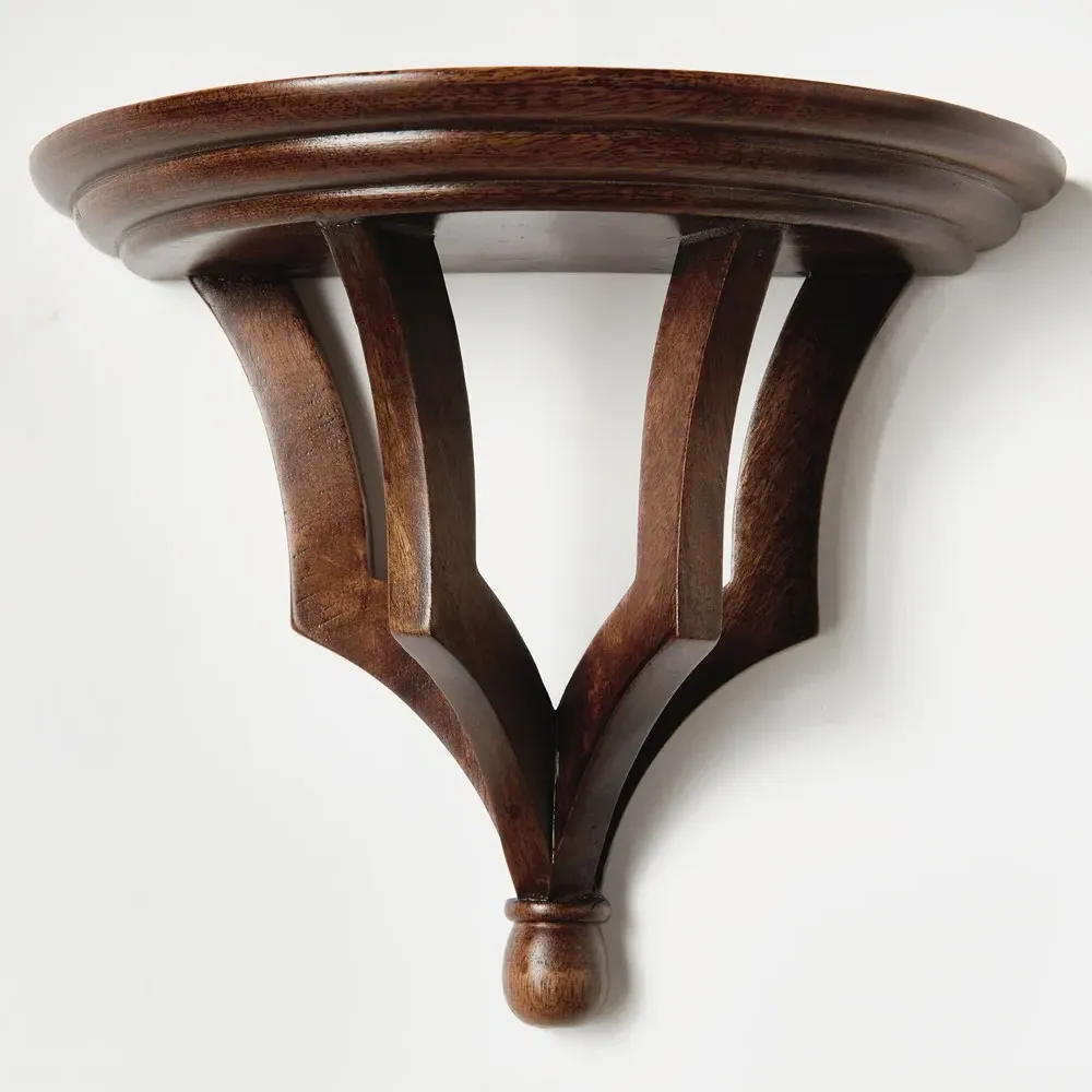 Ophelia Wall Shelf - Brown, Mango Wood