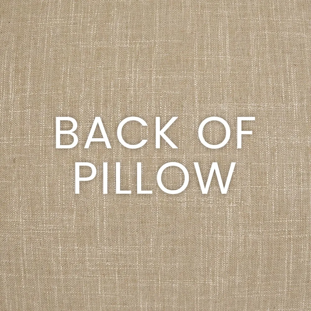 Ophelie 24x24 Floral Throw Pillow - Beige