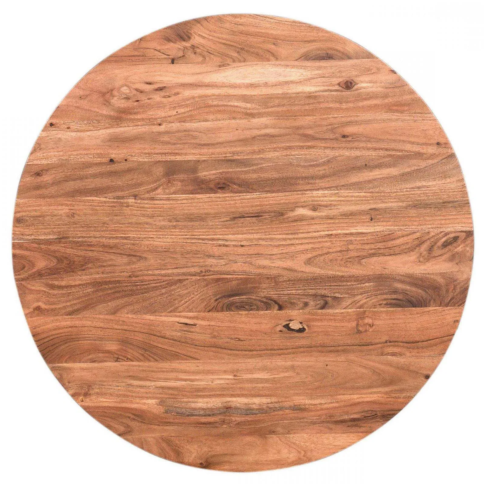 Ordin Round Coffee Table - Brown, Acacia Wood
