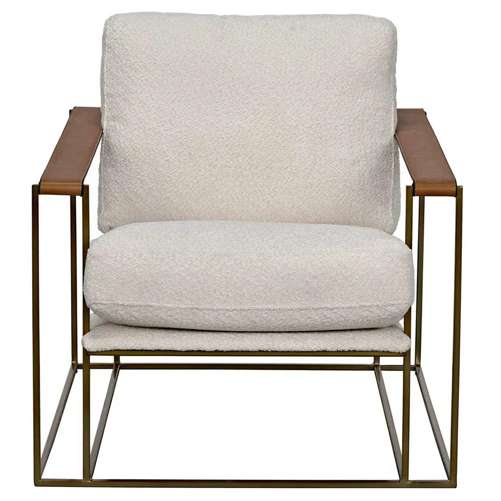 Oriana Upholstered Occasional Chair - Off White, Boucle