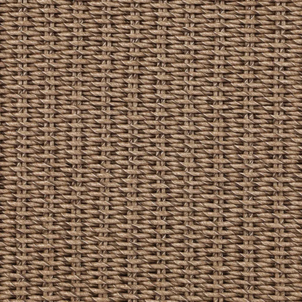 Orin 96" Woven Teak Outdoor Sofa - Brown, Teak