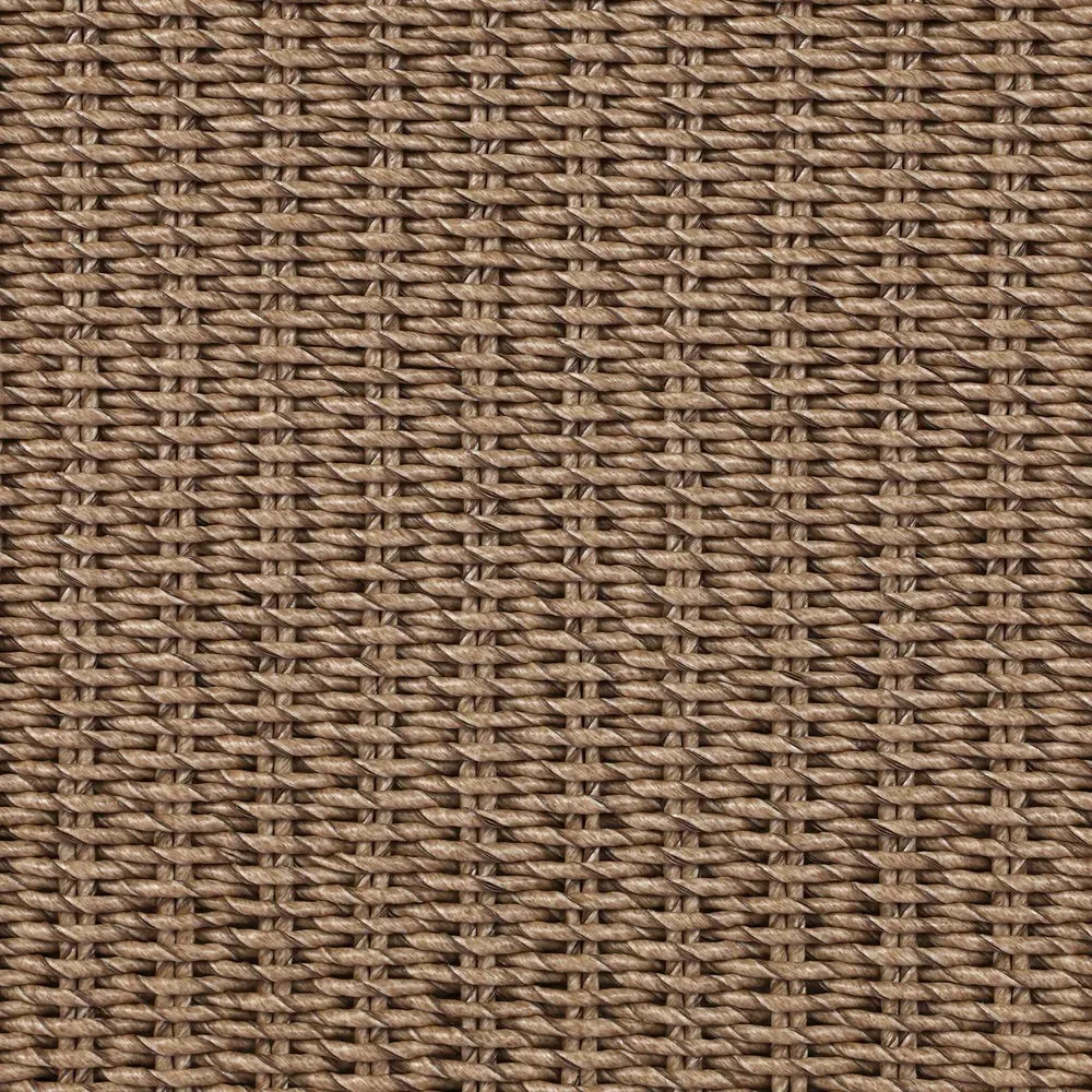 Orin Woven Teak Outdoor Lounge Chair - Brown, Teak