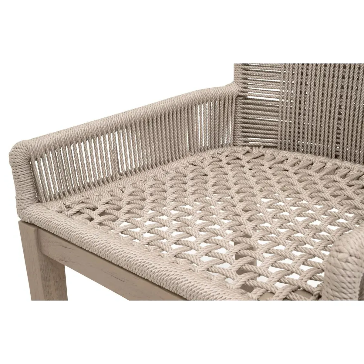 Orla Coastal Outdoor Counter Stool - Brown, Teak