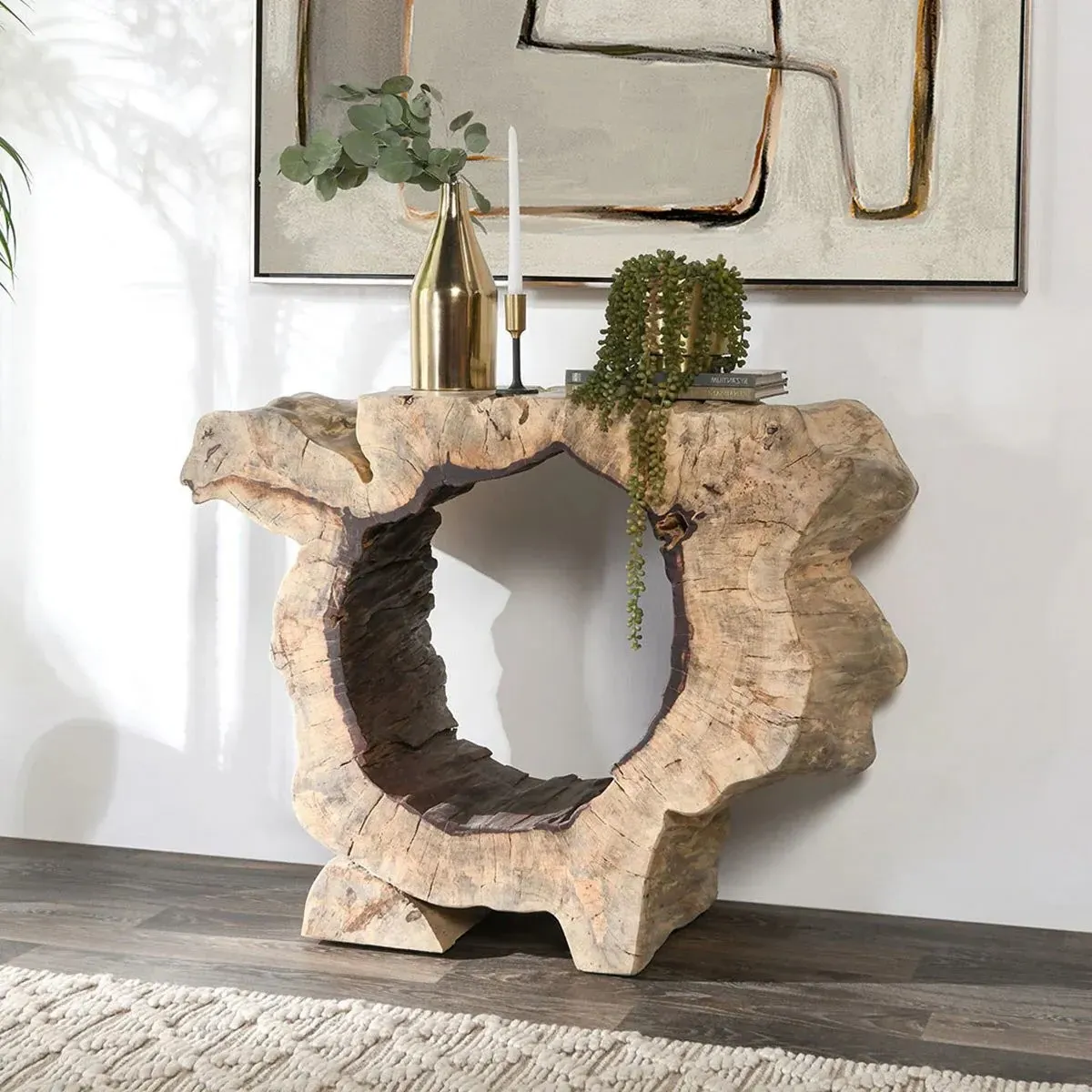 Orla Console Table - Brown, Tamarind Wood