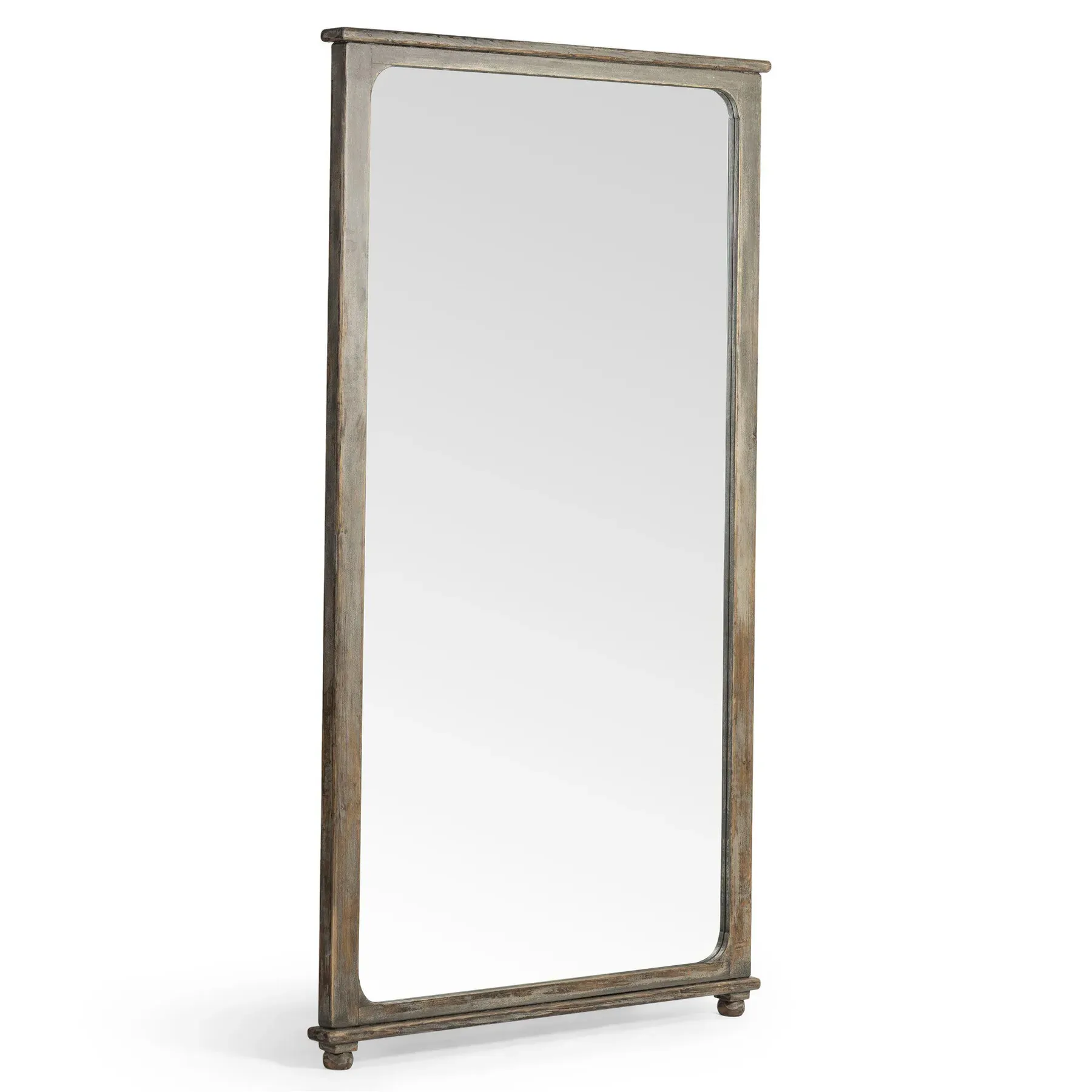 Orleans Floor Mirror - Blue Antiqued Pine