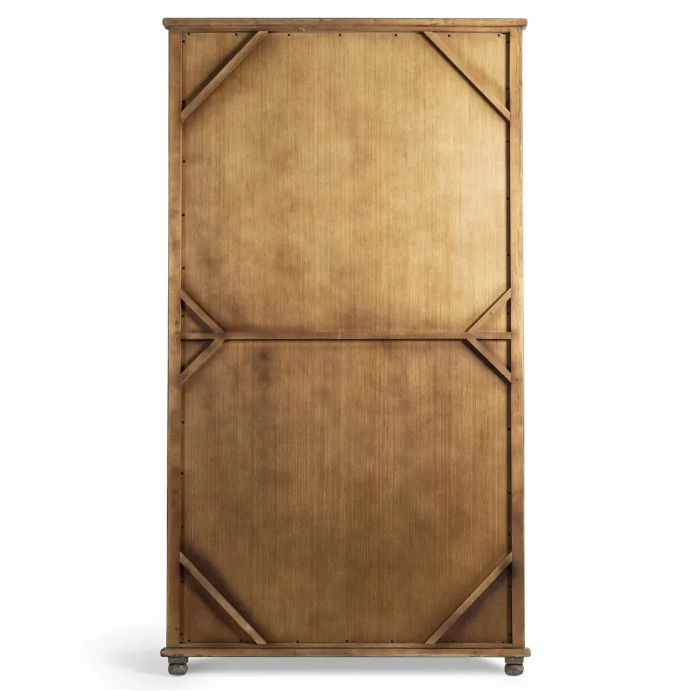 Orleans Floor Mirror - Blue Antiqued Pine