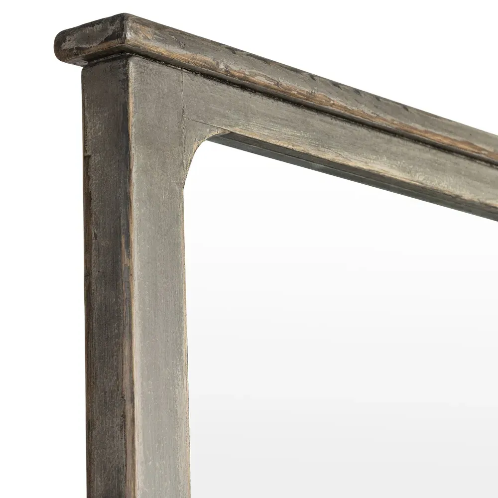 Orleans Floor Mirror - Blue Antiqued Pine