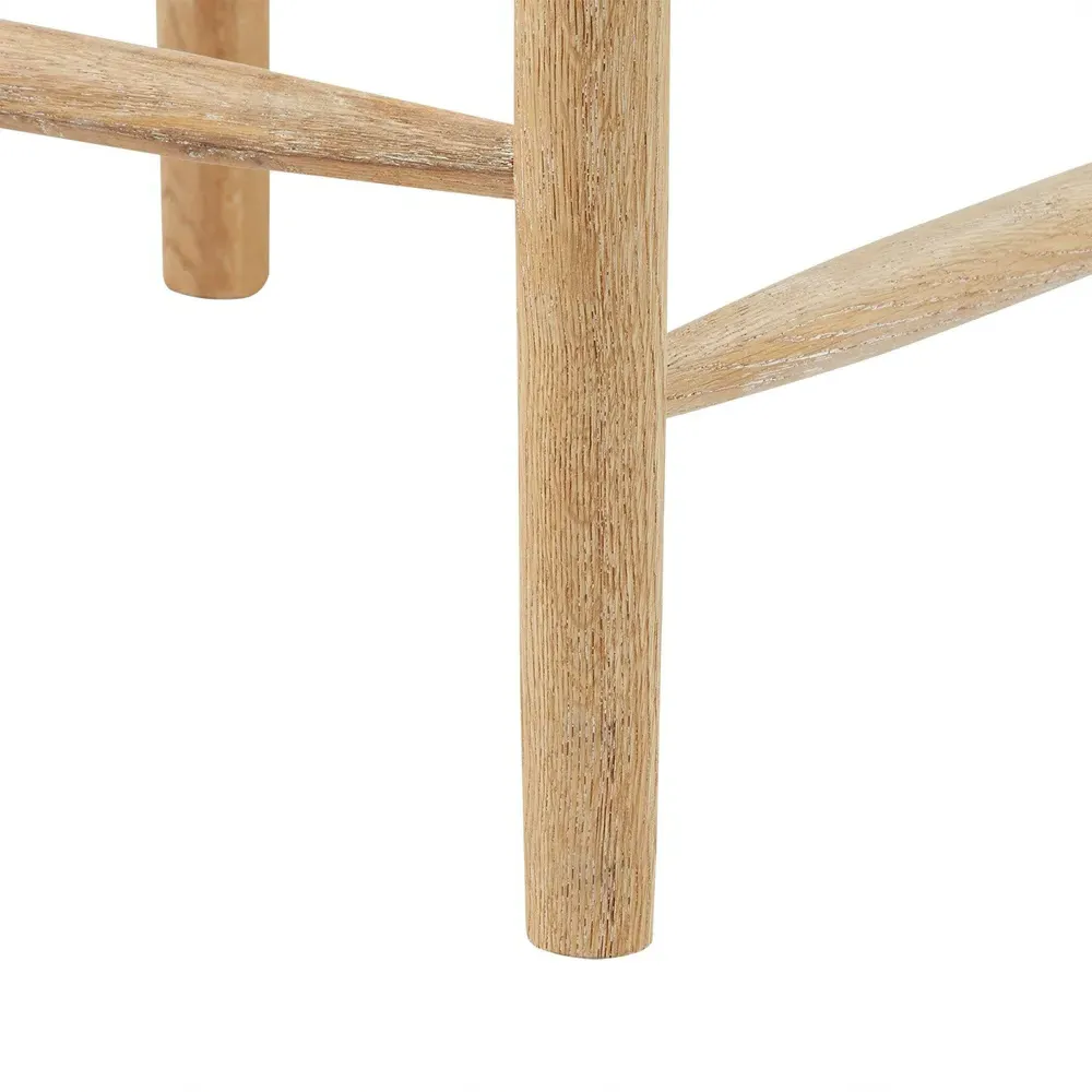 Oslo Counter Stool with Woven Rope Seat - Natural, Oak