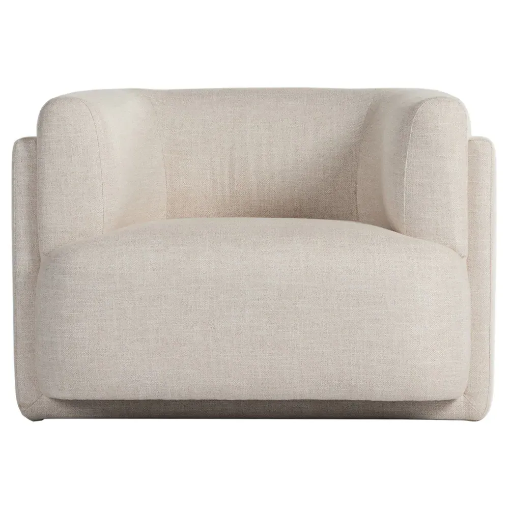 Oswald Barrel Chair - Cream, Performance Fabric image