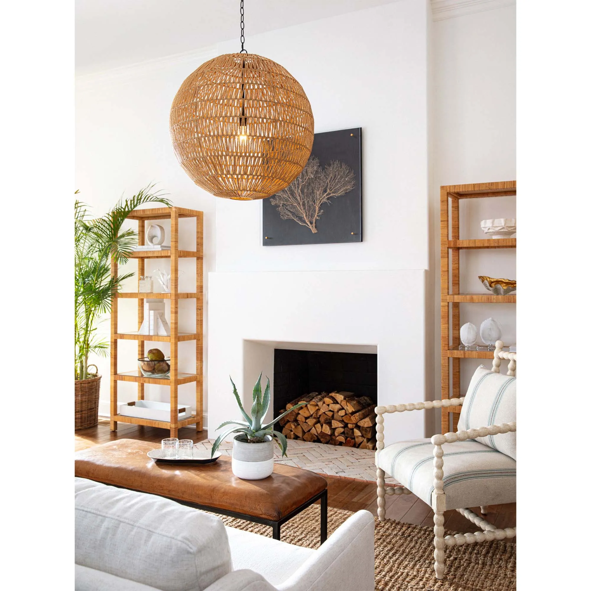 Othello Bookends - White, Marble