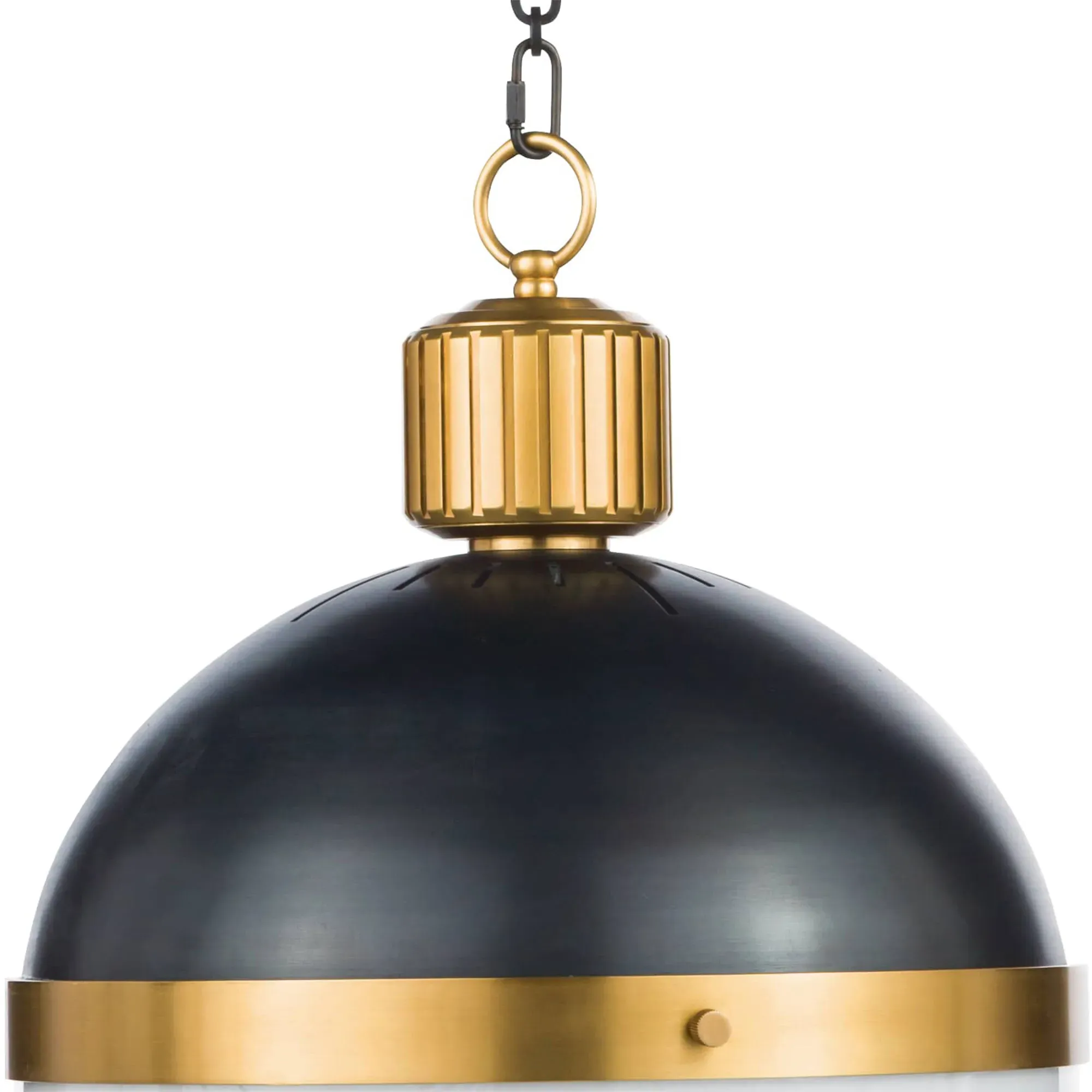 Otis Large Pendant Light - Black, Glass