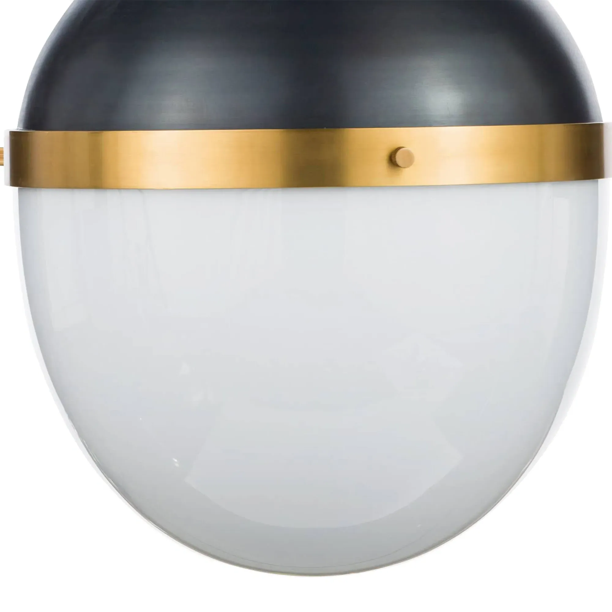 Otis Large Pendant Light - Black, Glass