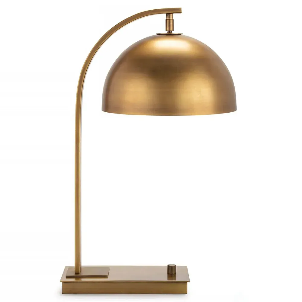 Otto Mid-Century Desk Lamp - Brass, Steel