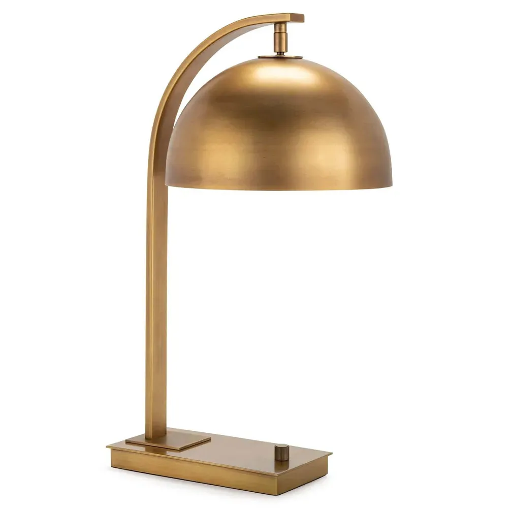 Otto Mid-Century Desk Lamp - Brass, Steel