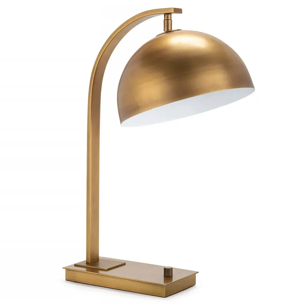 Otto Mid-Century Desk Lamp - Brass, Steel
