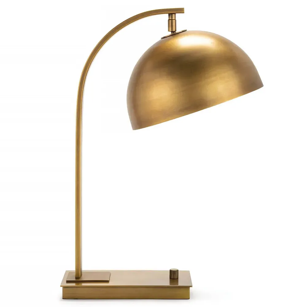Otto Mid-Century Desk Lamp - Brass, Steel image
