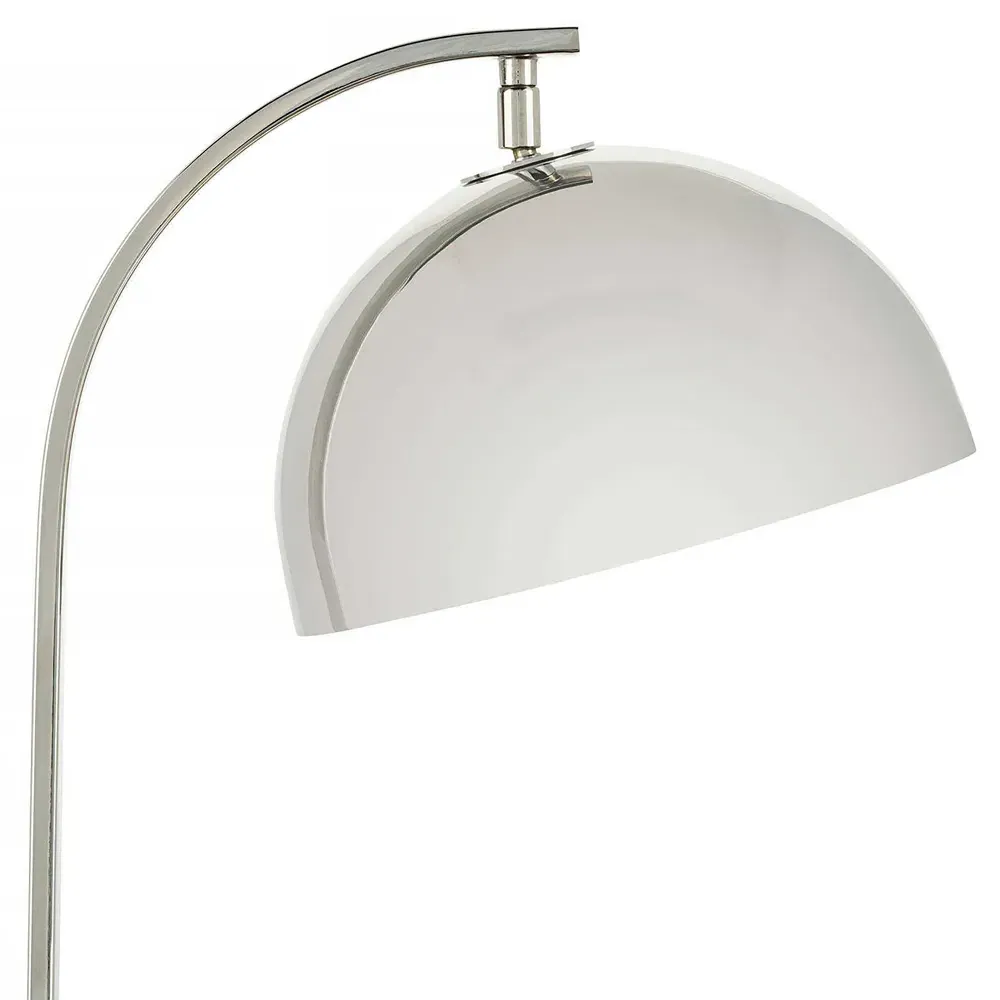 Otto Mid-Century Desk Lamp - Polished Nickel, Steel