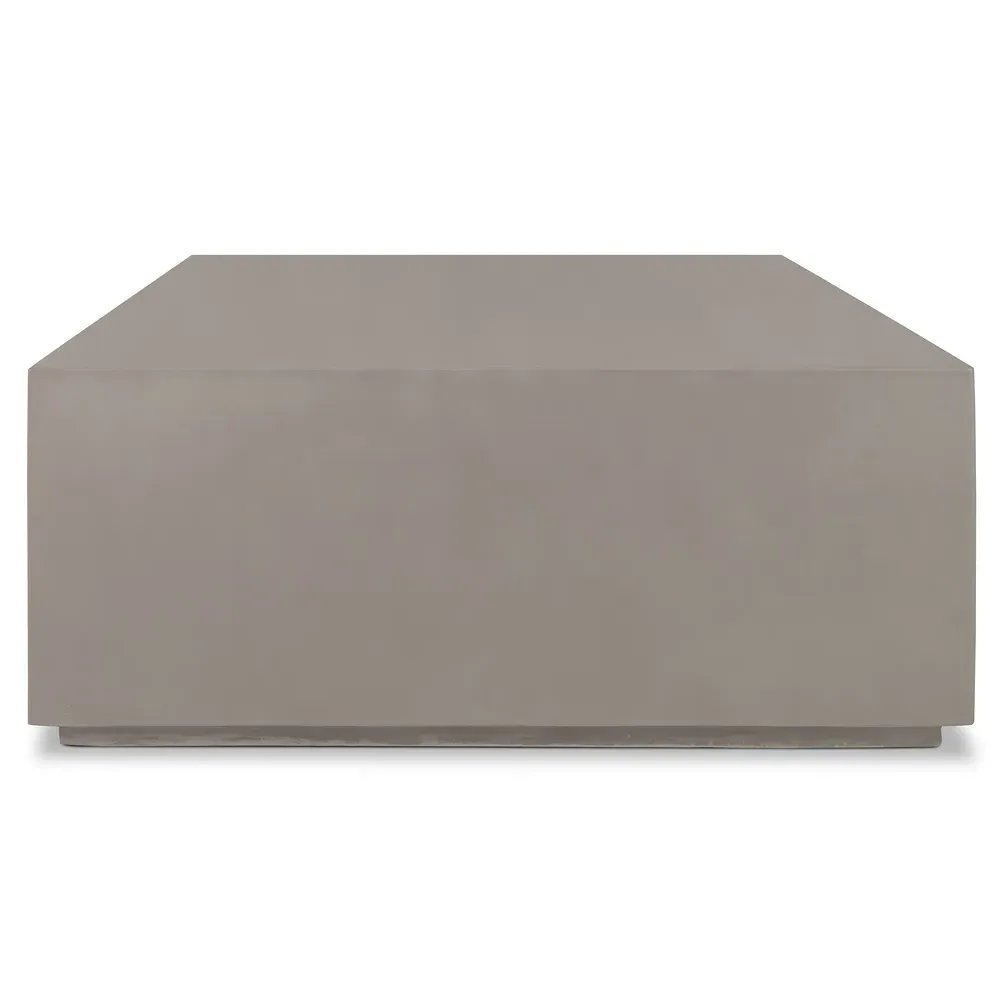 Otto Rectangular Coffee Table - Natural Grey, Concrete