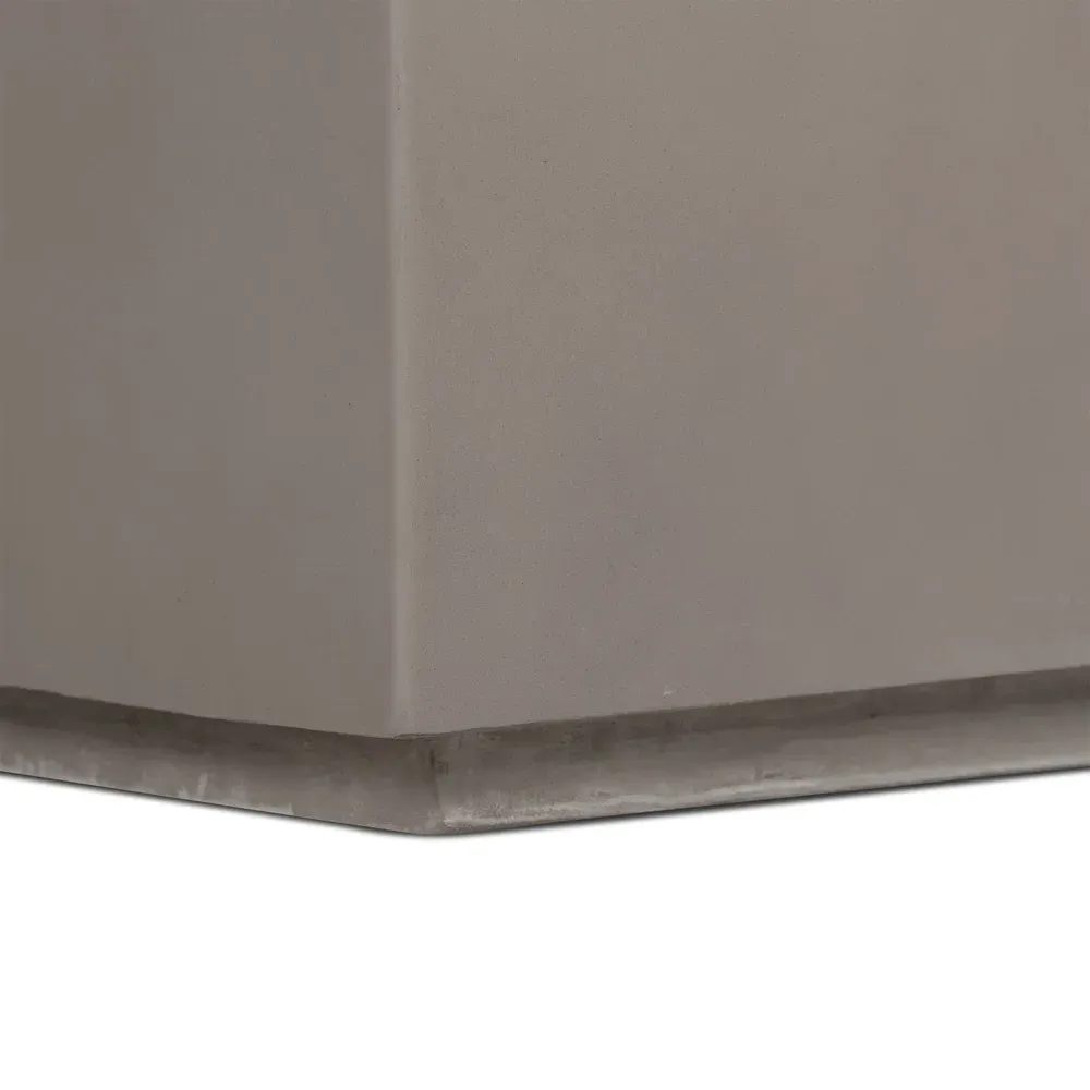 Otto Rectangular Coffee Table - Natural Grey, Concrete