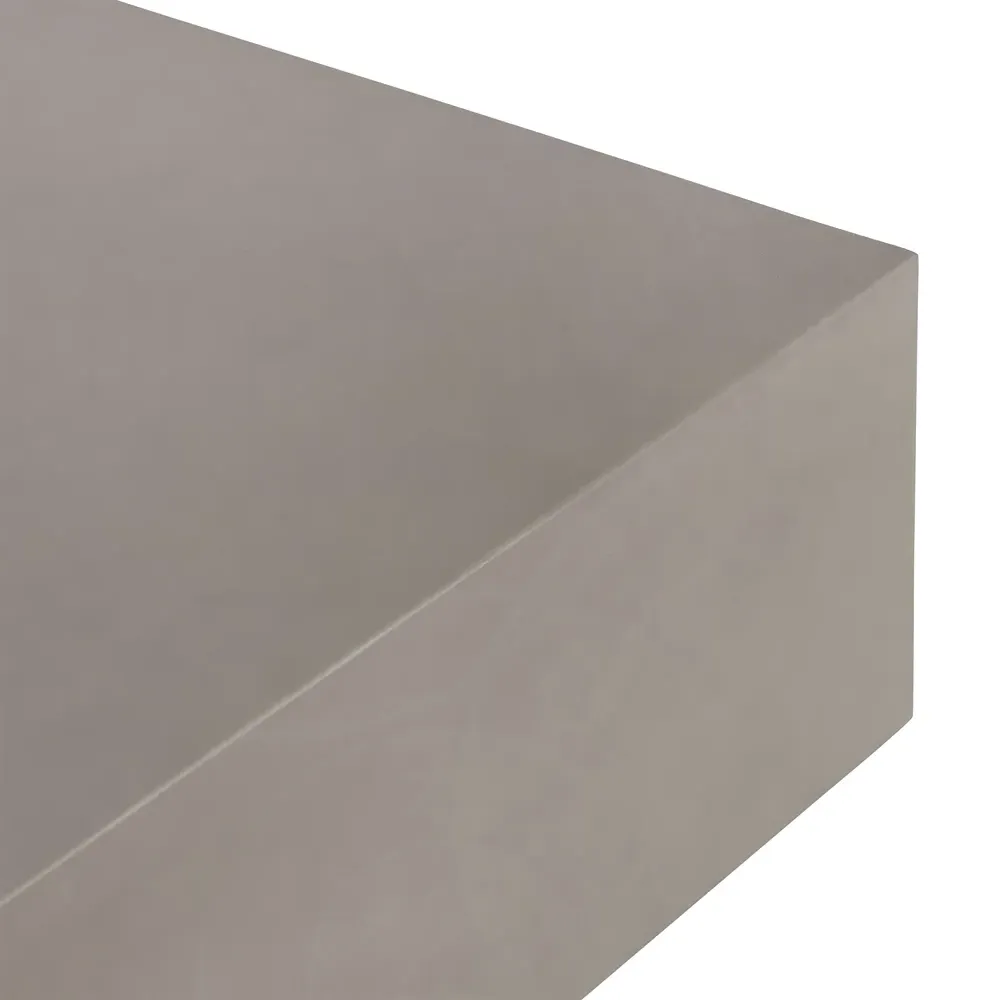 Otto Rectangular Coffee Table - Natural Grey, Concrete
