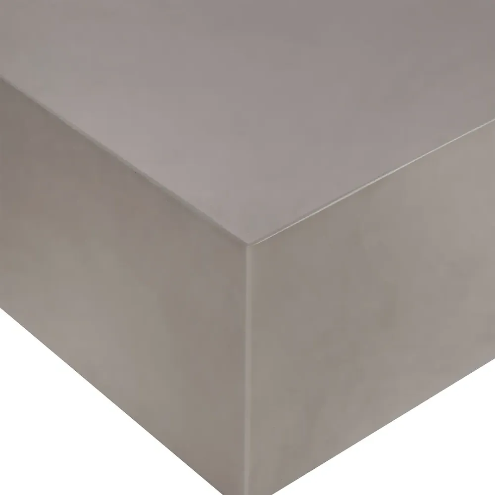 Otto Rectangular Coffee Table - Natural Grey, Concrete