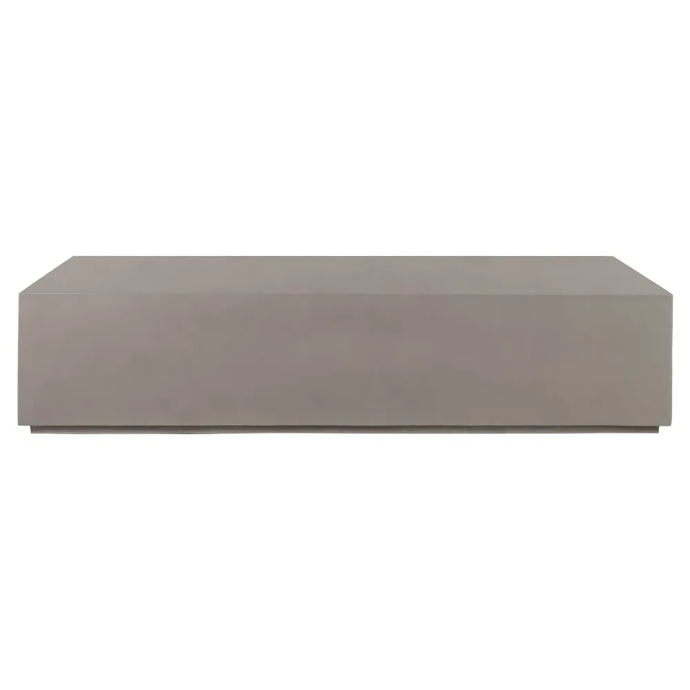 Otto Rectangular Coffee Table - Natural Grey, Concrete image