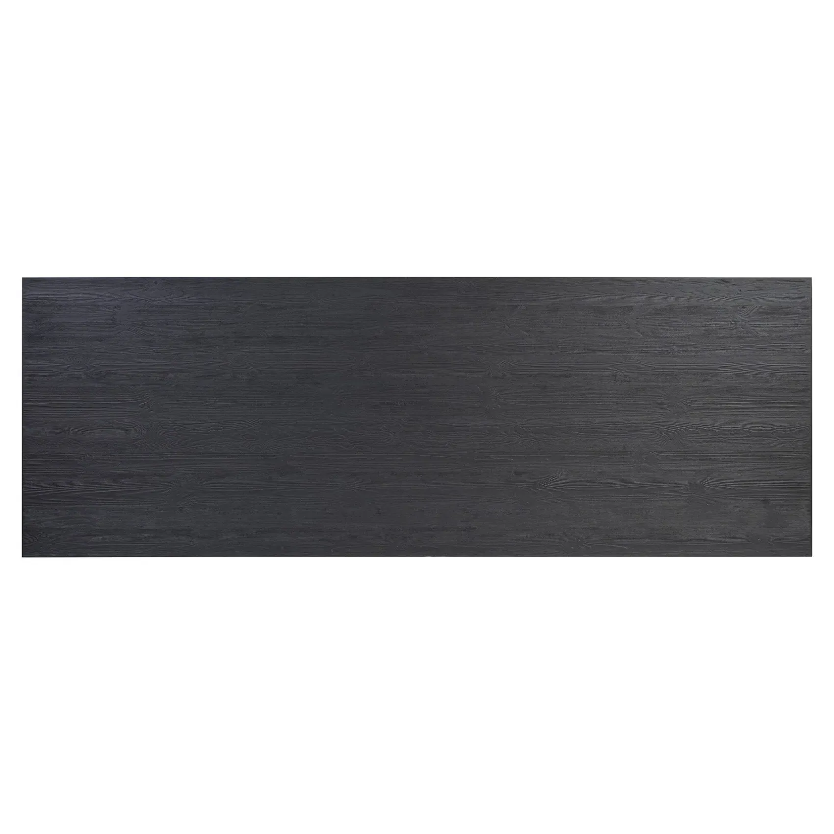 Otto Rectangular Dining Table - Black, Pine Wood