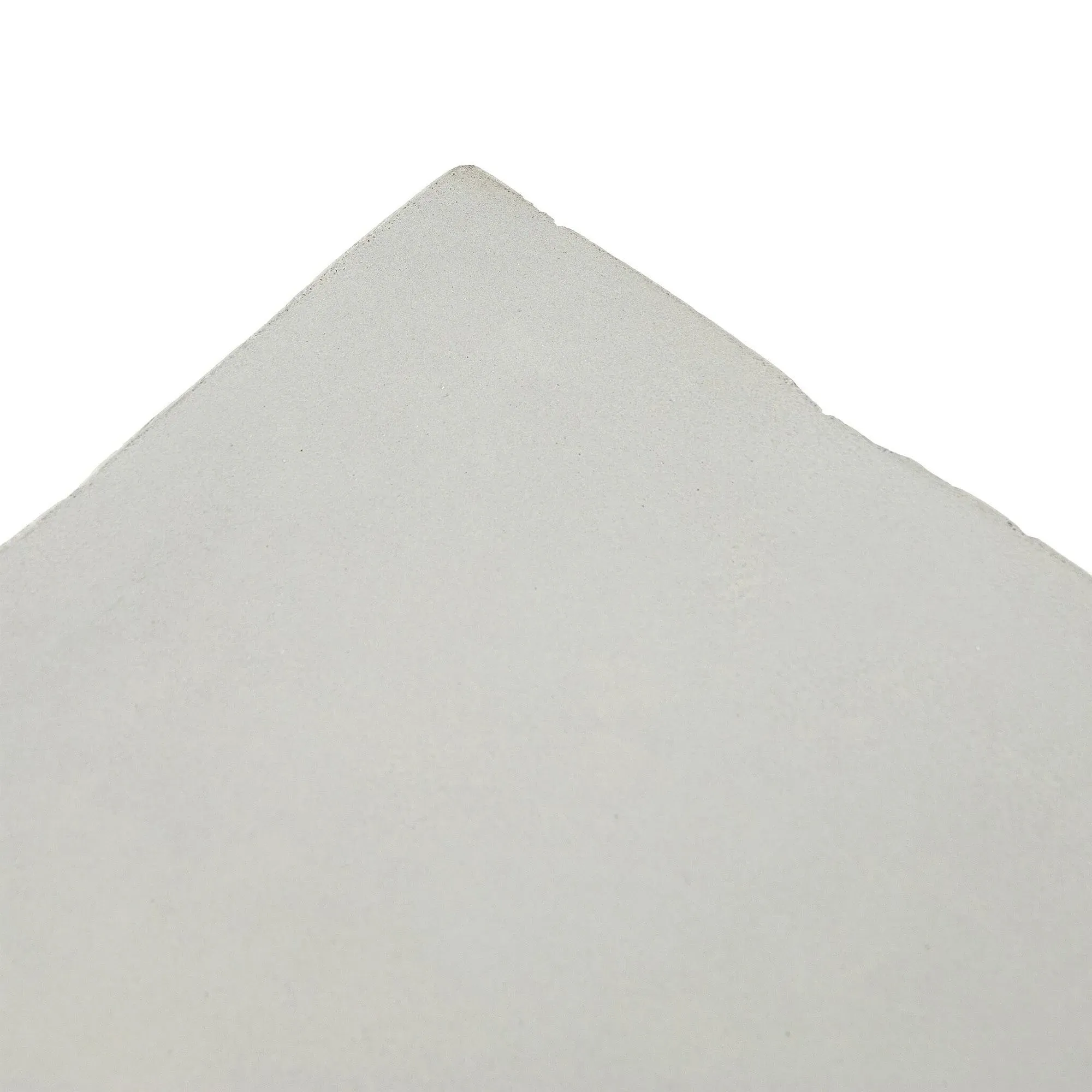 Otto Square End Table - White, Concrete