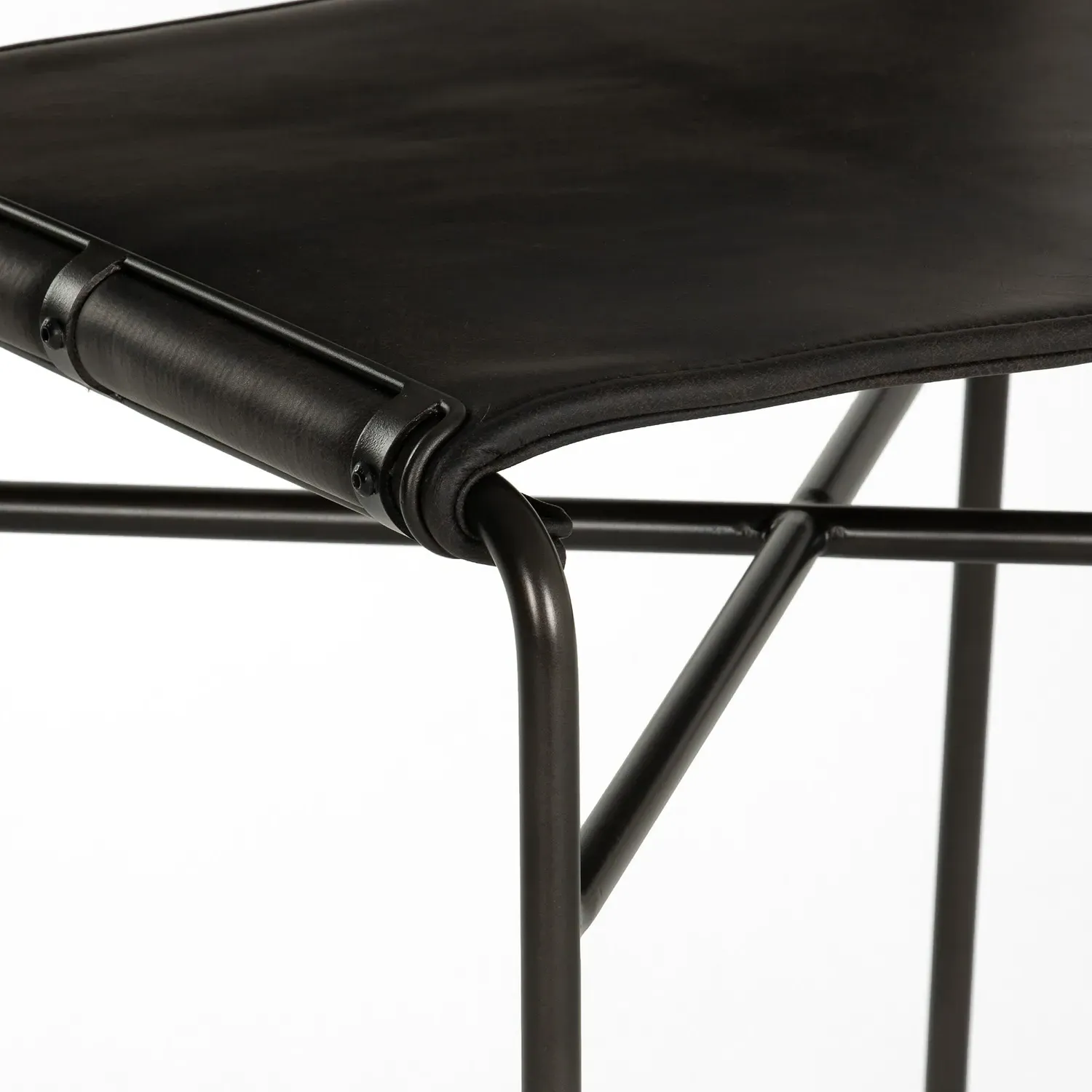 Oxton Bar Stool - Black, Iron