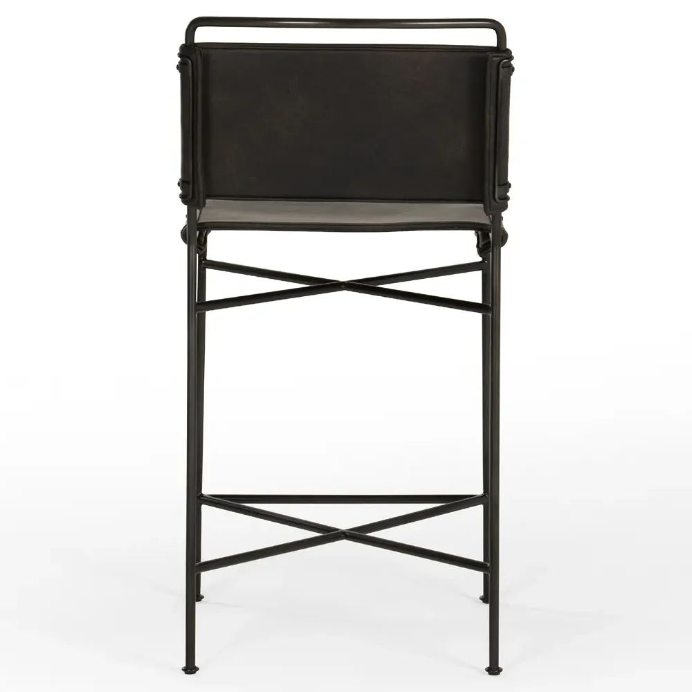 Oxton Counter Stool - Black, Iron