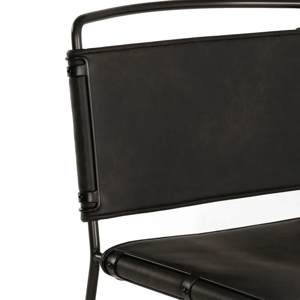 Oxton Counter Stool - Black, Iron