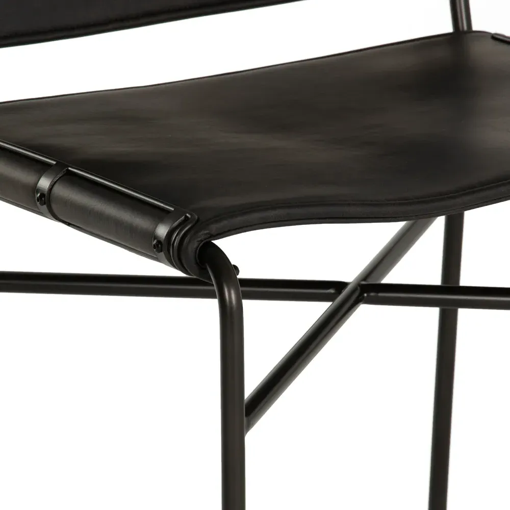Oxton Counter Stool - Black, Iron