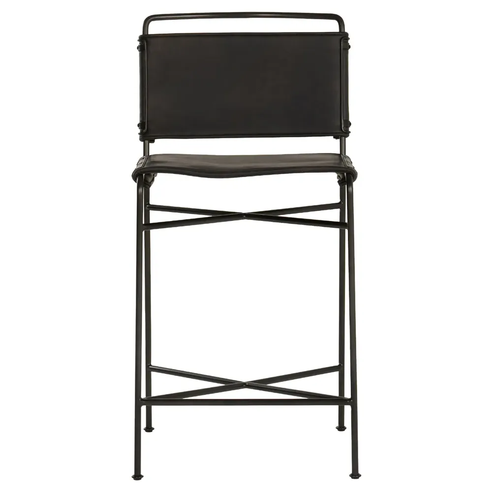 Oxton Counter Stool - Black, Iron