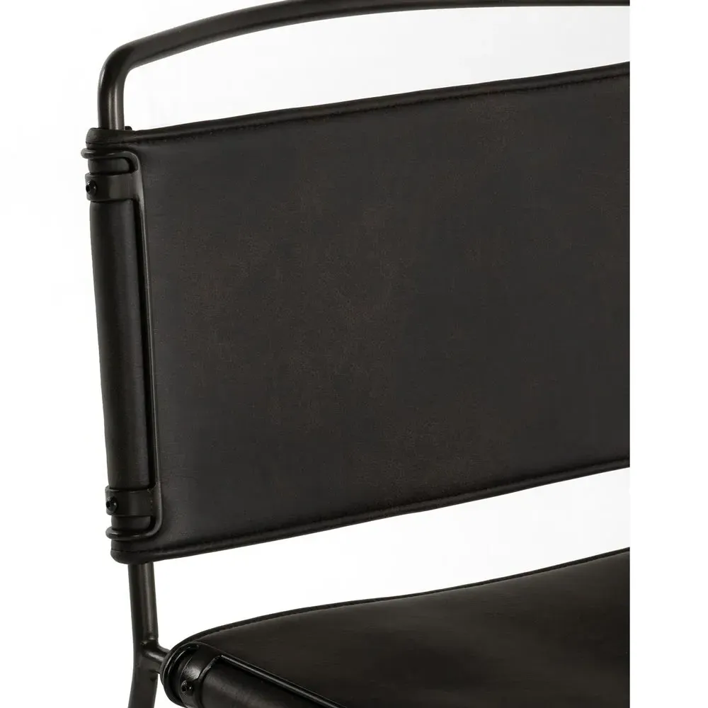 Oxton Dining Side Chair - Black, Iron