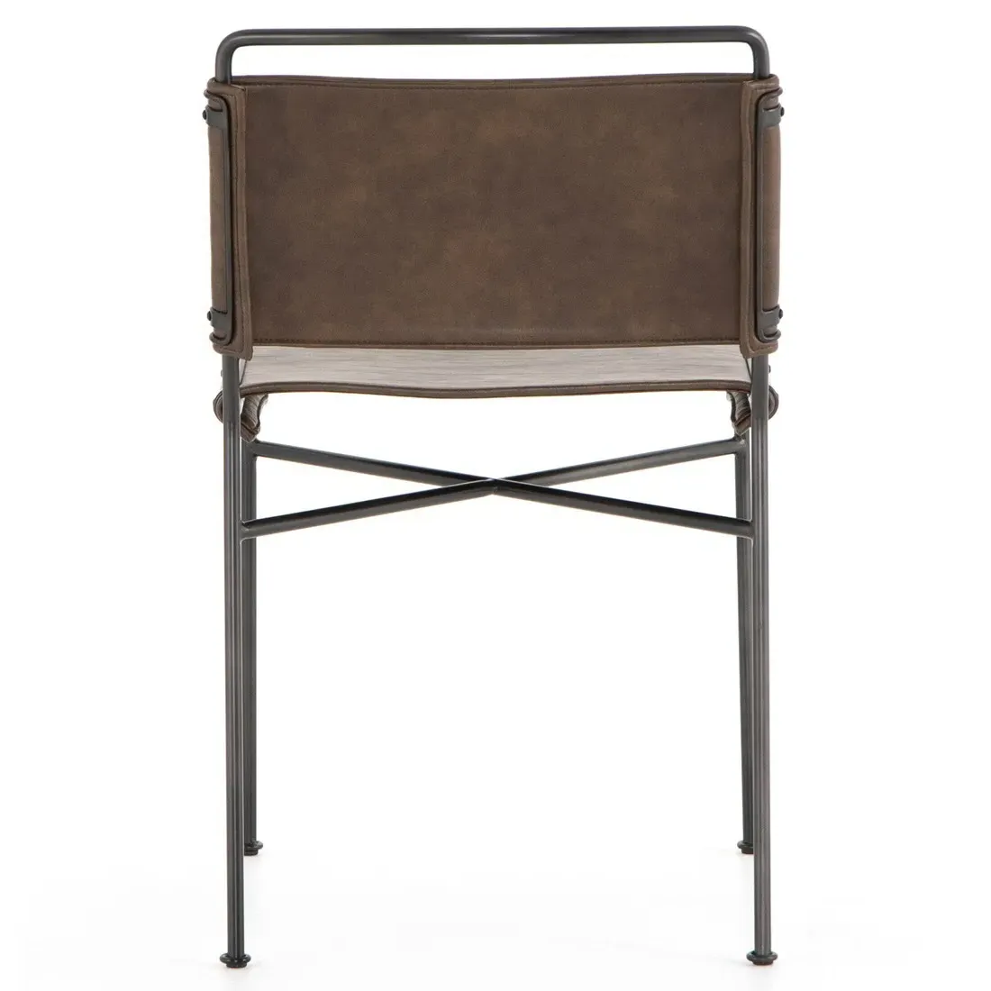 Oxton Dining Side Chair - Dark Brown, Iron