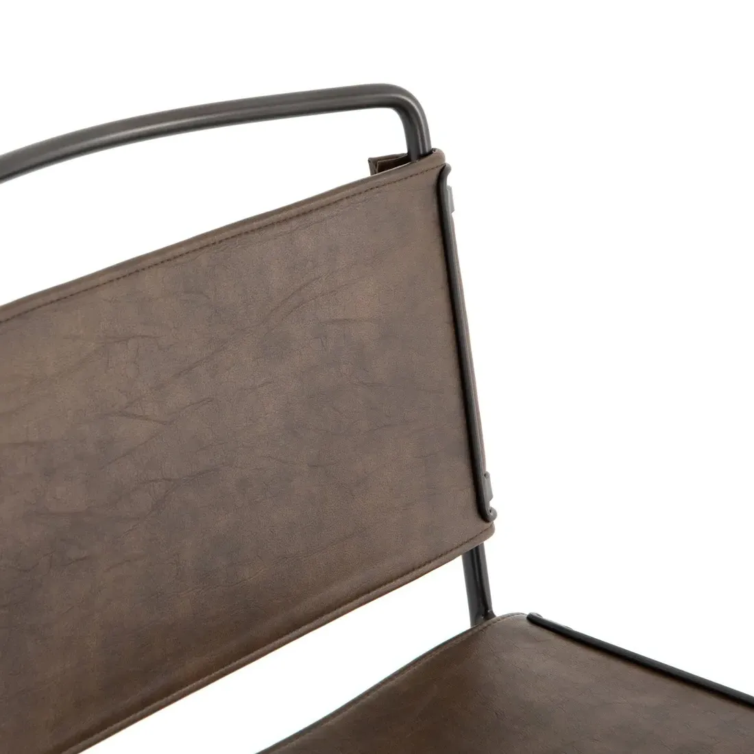 Oxton Dining Side Chair - Dark Brown, Iron