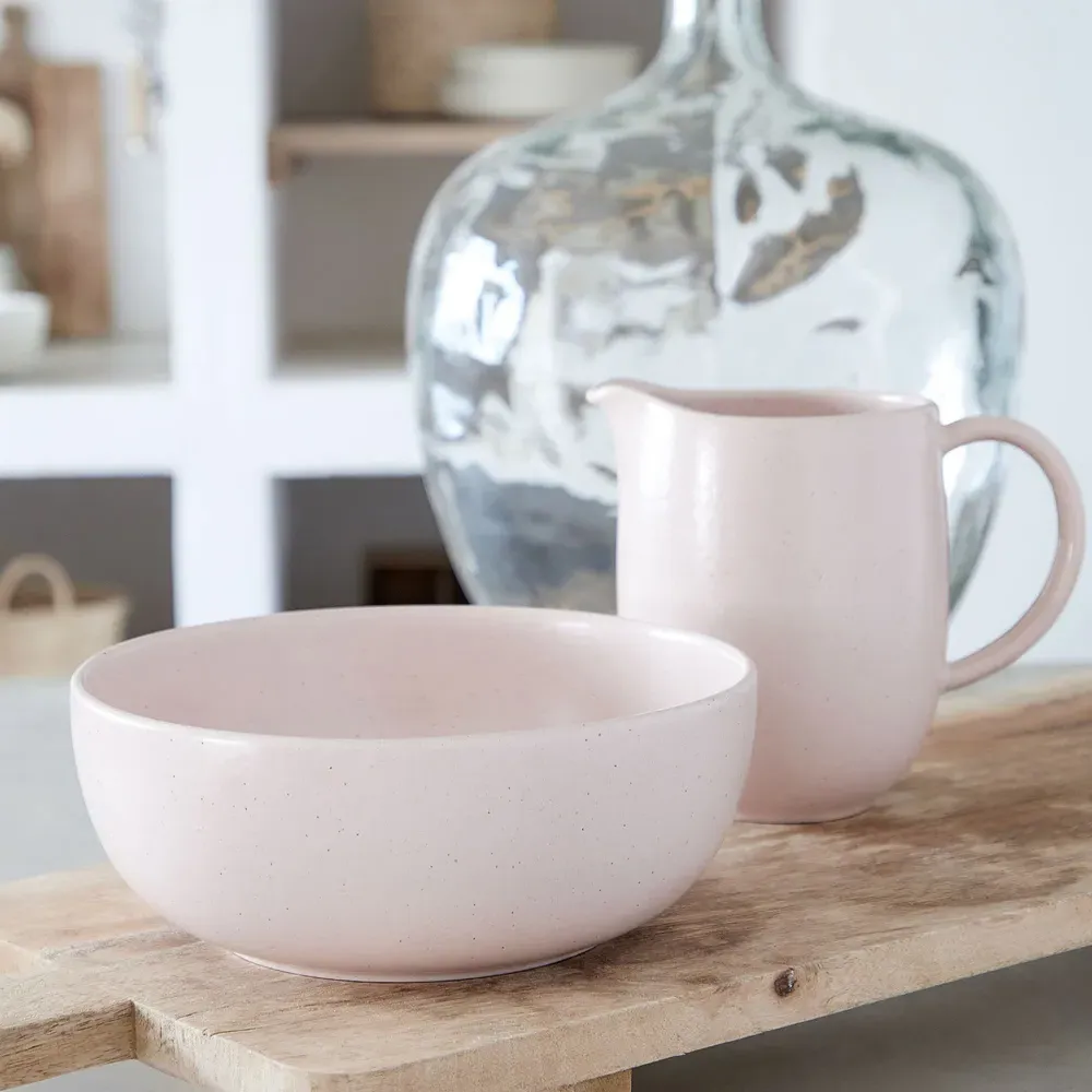 Pacifica 10" Serving Bowl - Marshmallow, Stoneware