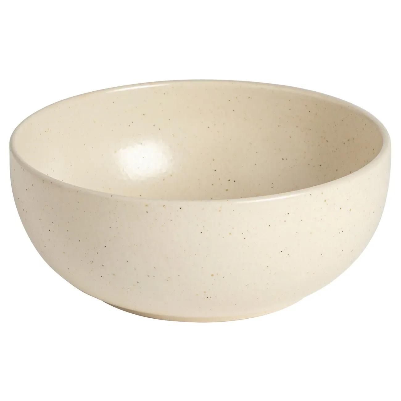 Pacifica 7.5" Serving Bowl - Vanilla, Stoneware